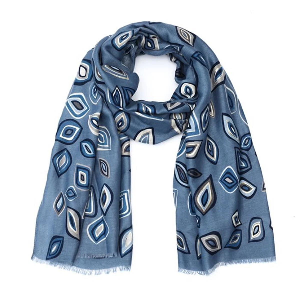 Sunset Sjaal SH70913 Blauw 1