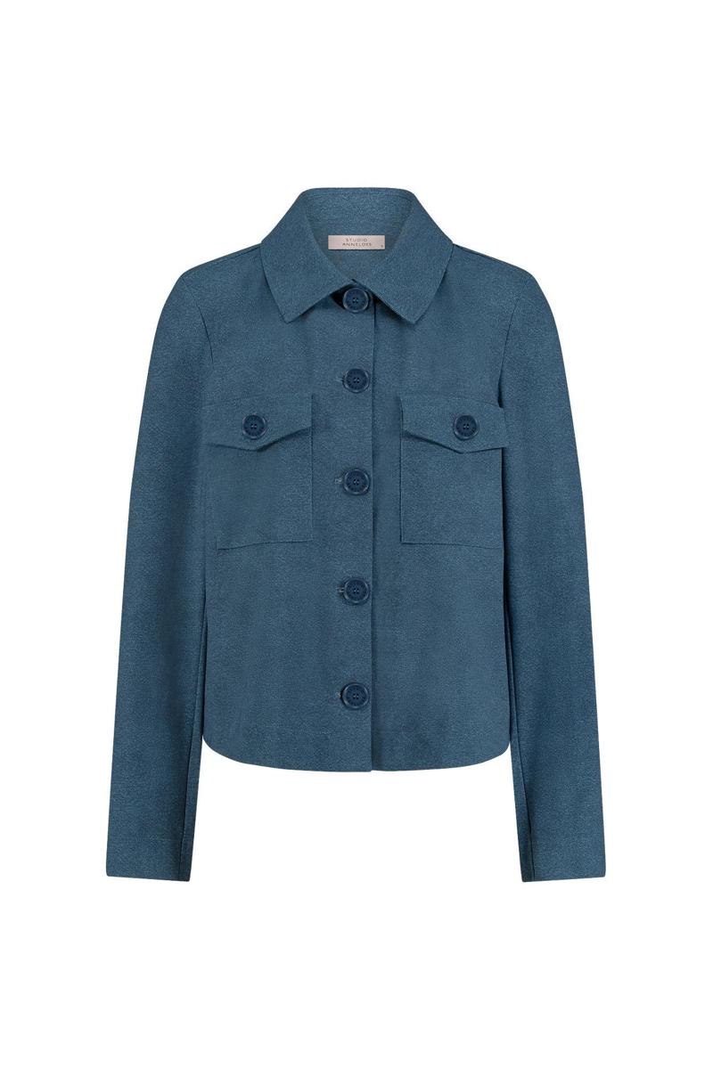 Studio Anneloes Blazer Claire Denim Blauw 2