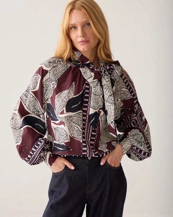 Summum Blouse 2s3553-12487 Paars 1