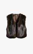 Aimée the Label Gilet Isla Bruin 1