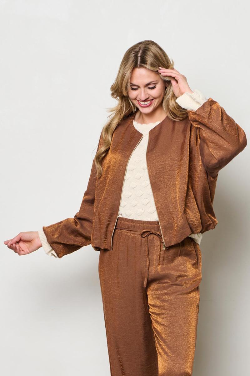 &Co Woman Pantalon PA382 Brons 6