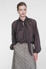 Geisha Blouse 63601-14 Bruin 4