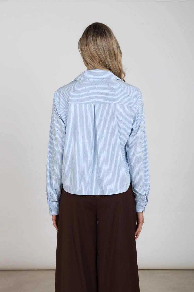 NUKUS Blouse NKF02144 Blauw 5