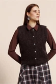 Studio Anneloes Gilet Bibi Bruin 1