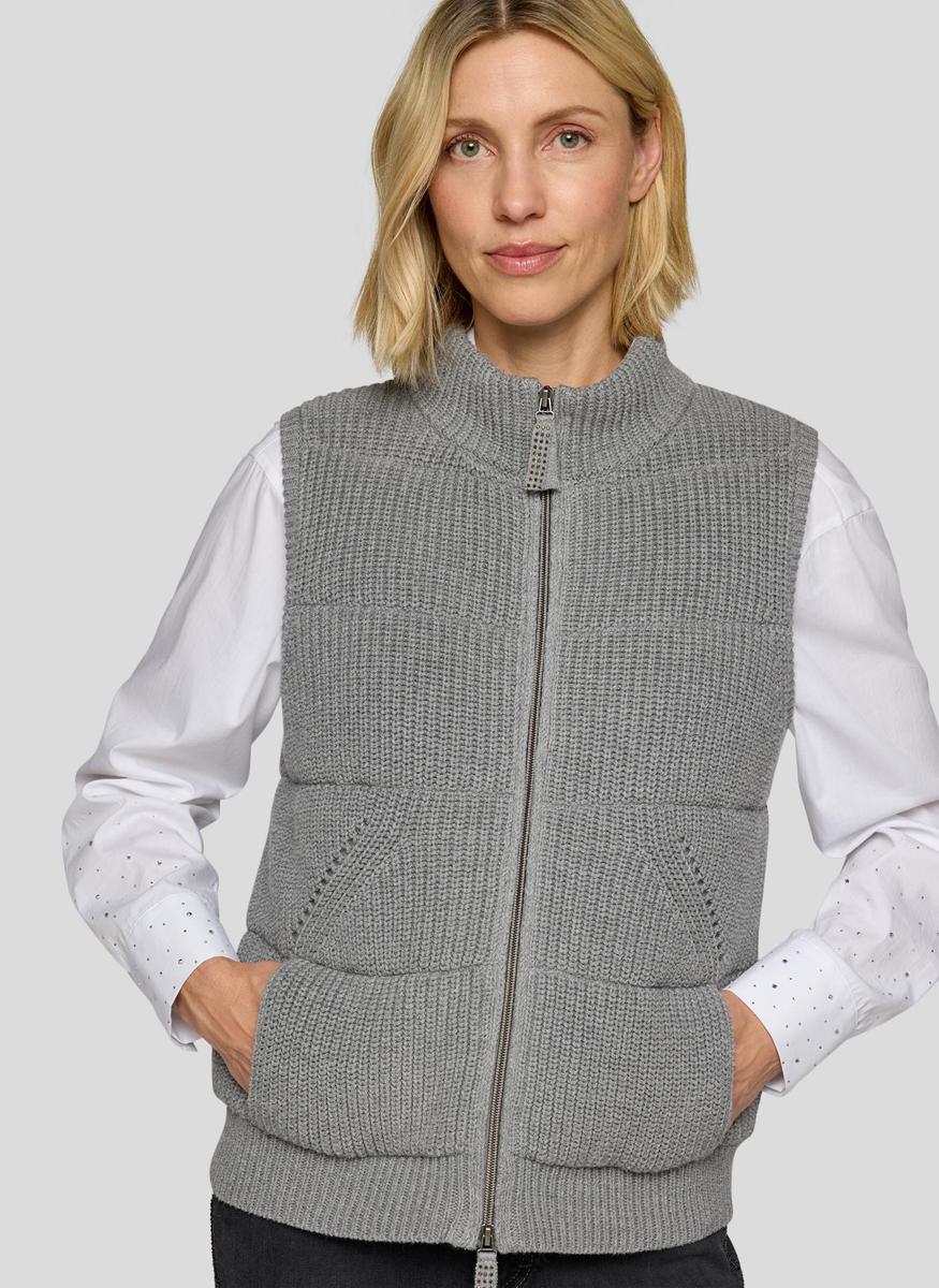 Rabe Gilet 55-221571 Grijs 1