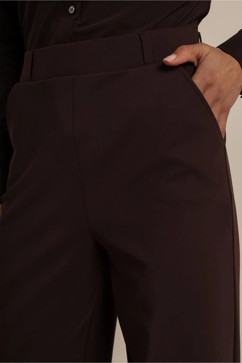 Studio Anneloes Pantalon Lexie Bonded Long Bruin 5