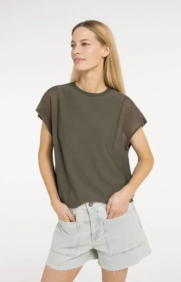 YAYA Trui 01-000578-604 Groen 1