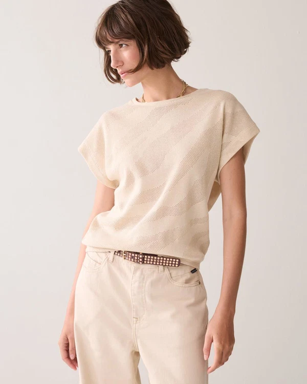 Summum T-Shirt 3s5323-30788 Beige 1