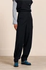 Studio Anneloes Pantalon Jana Gold Stripe Blauw 1