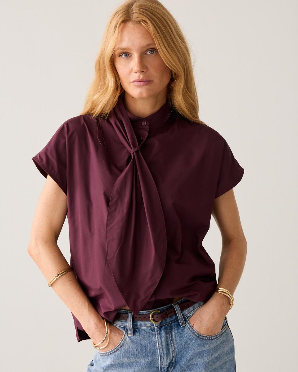 Summum Blouse 2s3526-12259 Paars 4