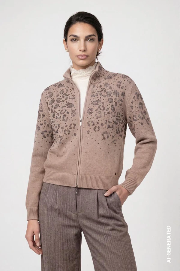 Monari Vest 810328 Beige 1