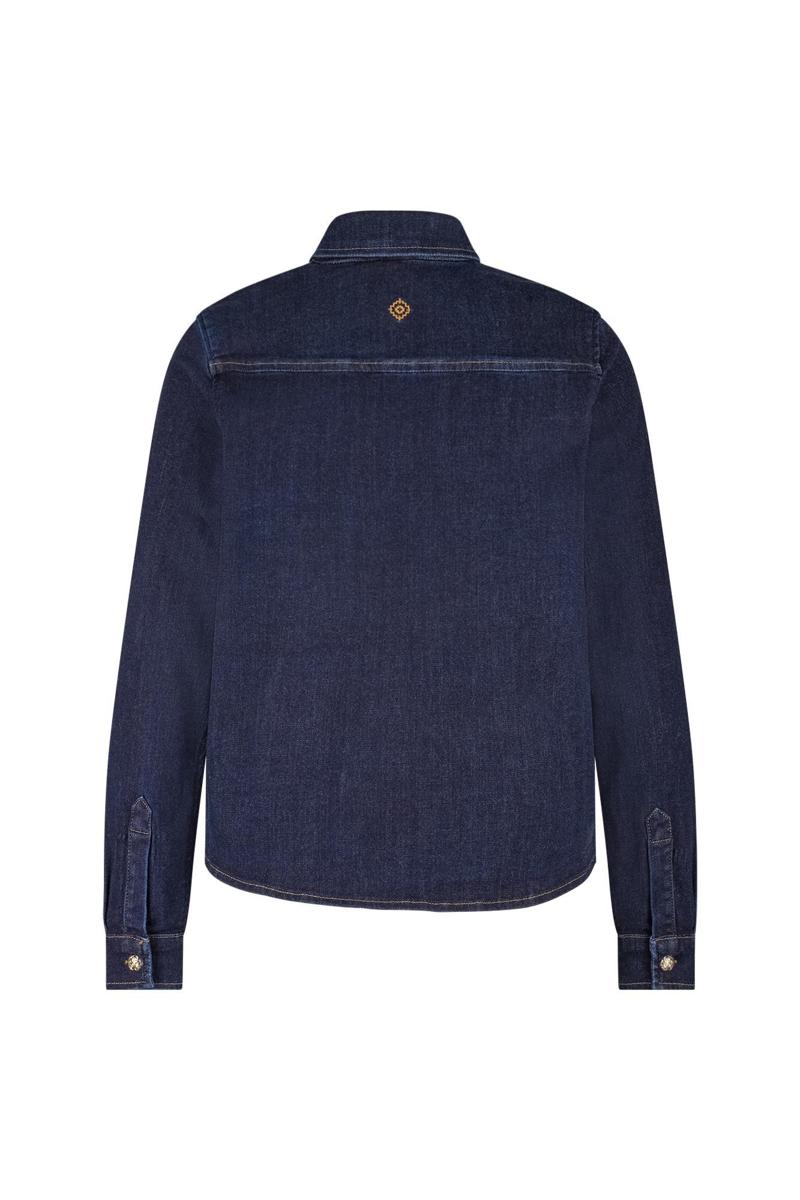 Studio Anneloes Blouse Reyna Denim Blauw 3