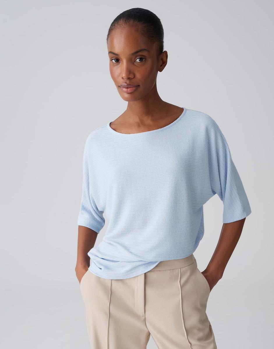 OPUS T-Shirt Serifos Blauw 2