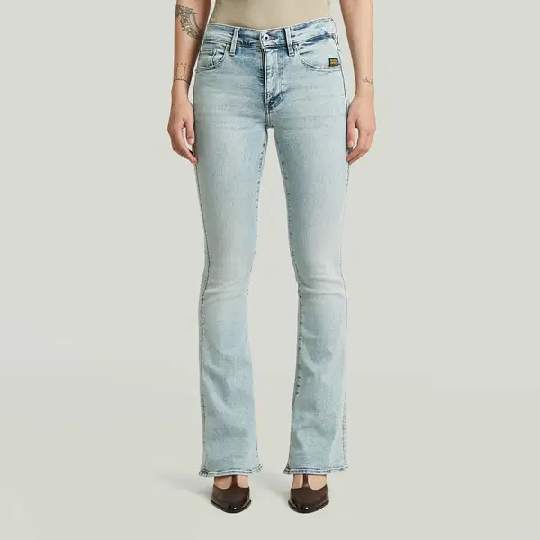 G-Star Jeans 3301 Flare Blauw 1