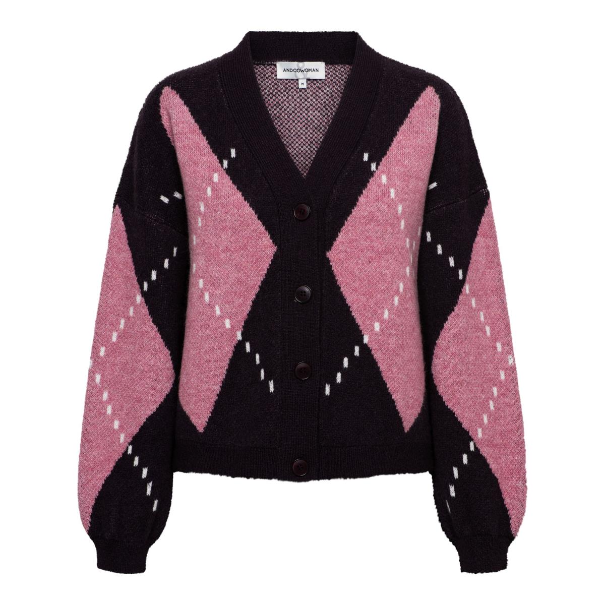 &Co Woman Vest CA132 Paars 1