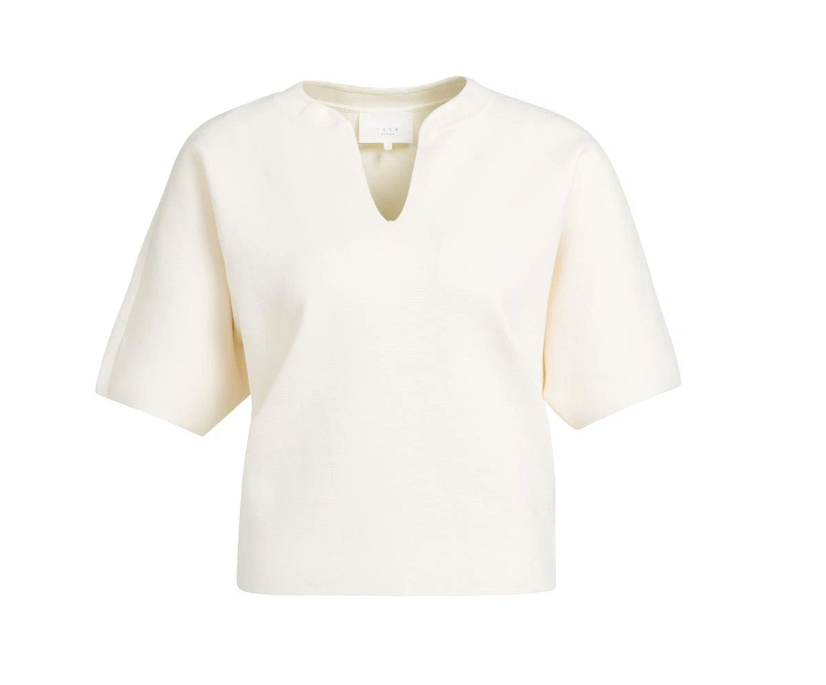 YAYA Trui 01-000616-608 Off-White 1
