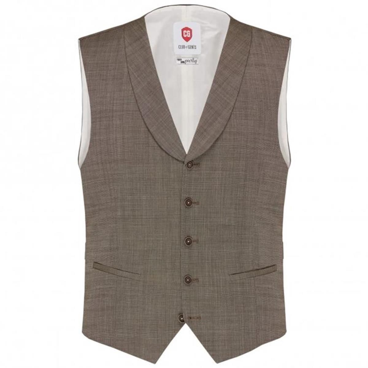 Club of Gents Gilet Philipp Grijs 1