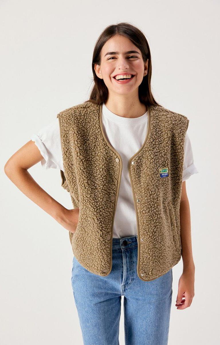 American Vintage Gilet Hoktown Bruin 1