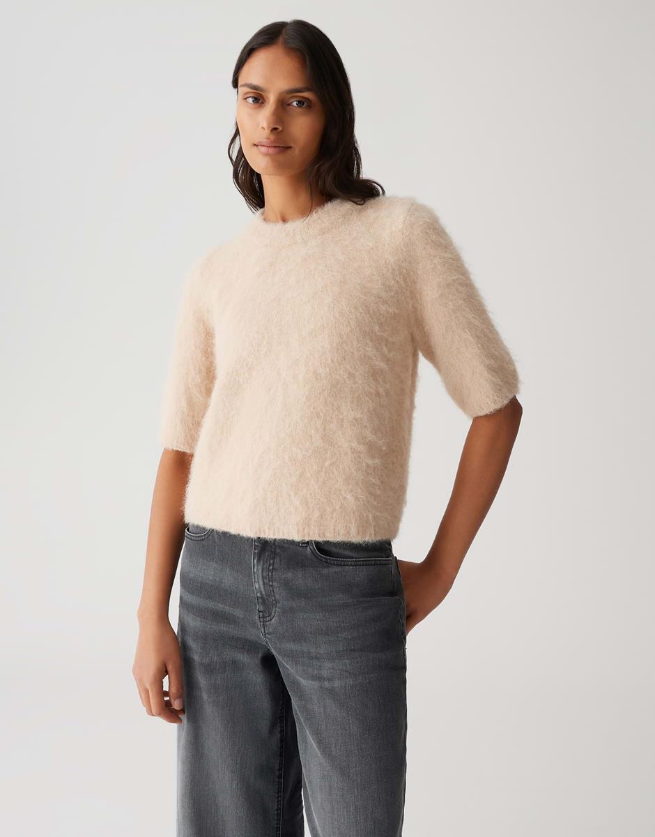 OPUS Trui Plaush Beige 1