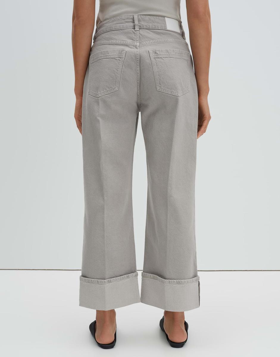 SOMEDAY Jeans Corah turn up sleek Grijs 3