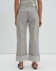 SOMEDAY Jeans Corah turn up sleek Grijs 3