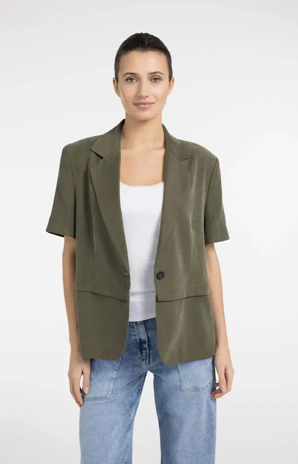 YAYA Blazer 01-501083-604 Groen 1