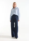 Jansen Amsterdam Blouse AMY W26 Blauw 3