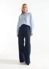 Jansen Amsterdam Blouse AMY W26 Blauw 3