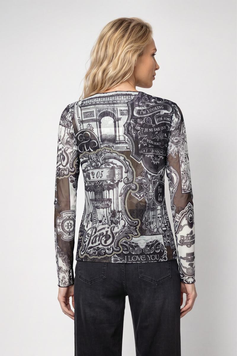 Monari Longsleeve 809852 Zwart 4