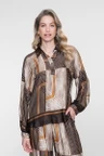 Geisha Blouse 63570-70 Bruin 1