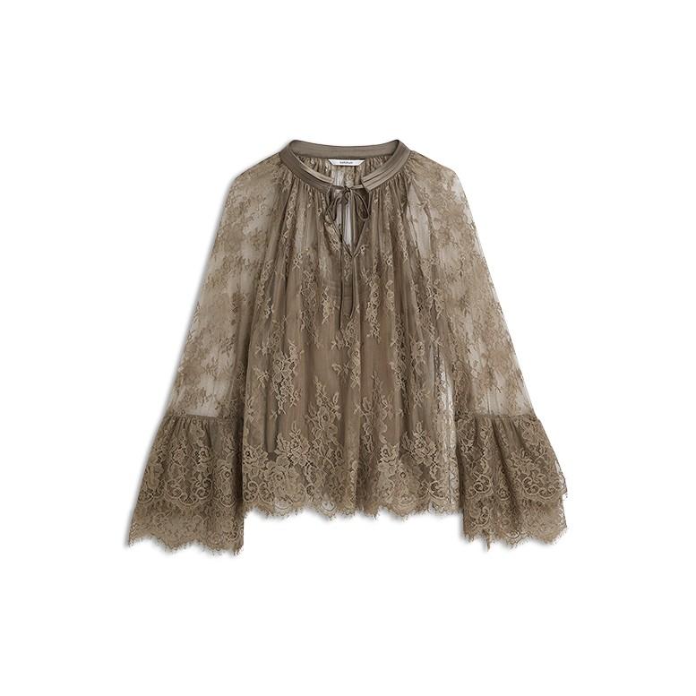 Summum Blouse 2s3510-12517 Taupe 2