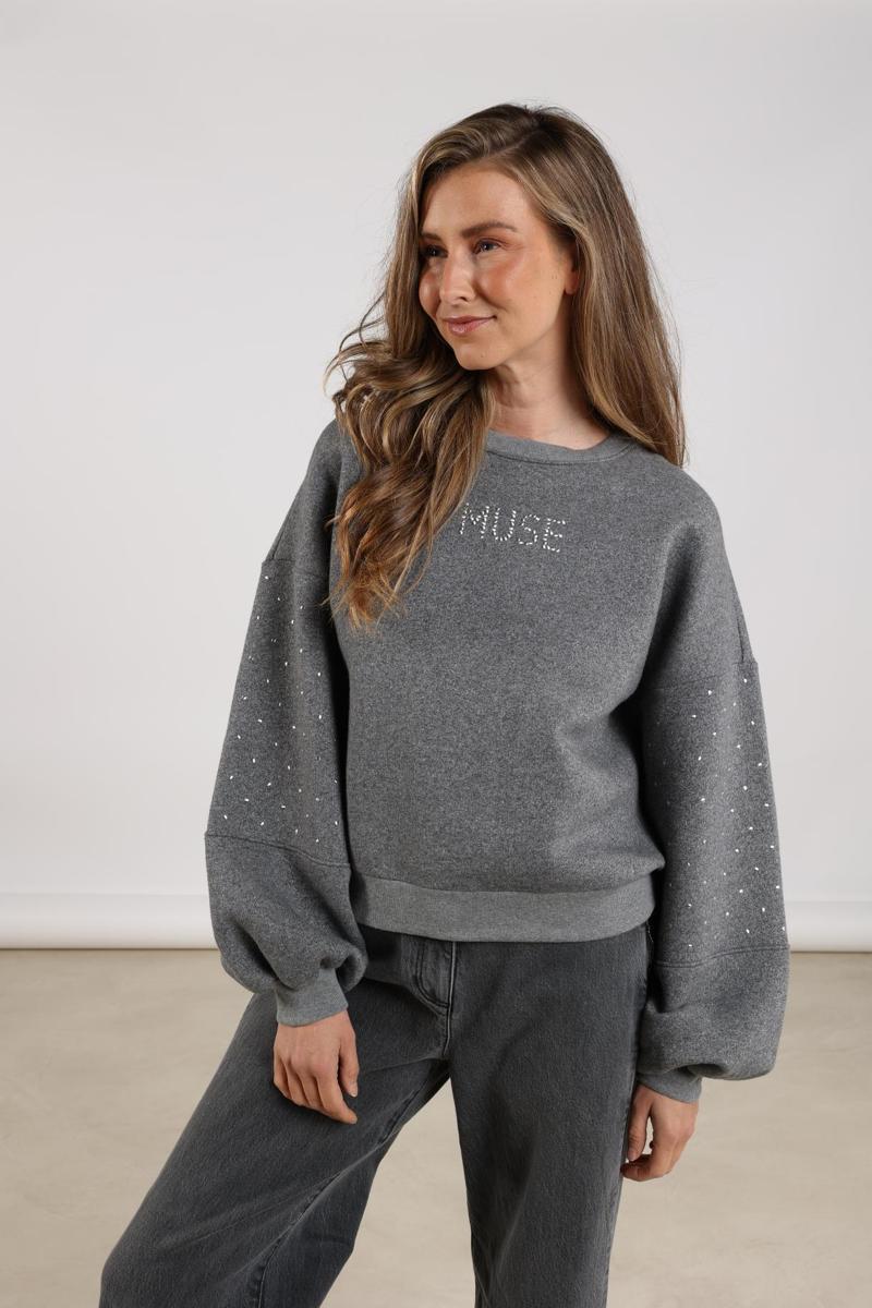 NUKUS Sweater Little Grijs 1