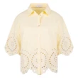 NUKUS Blouse Beau Geel 2