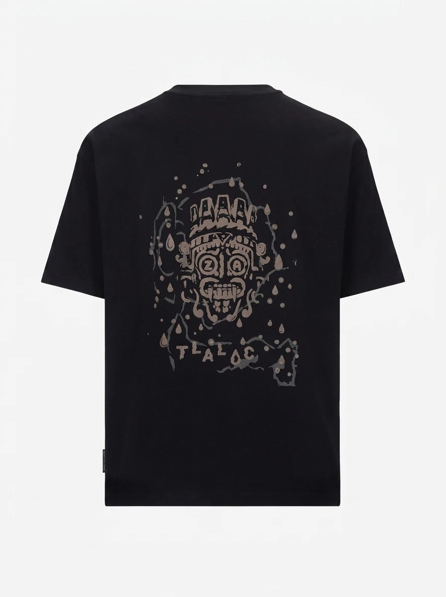 Zorro Azteca T-Shirt Tlaloc Zwart 1