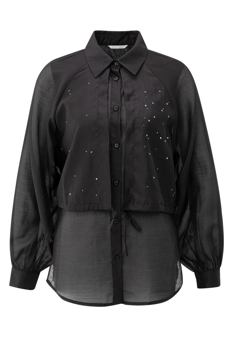 YAYA Blouse 01-201195-511 Zwart 2
