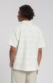 Law of the Sea Overhemd Siren Ajour Knitted Resort Off-White 3
