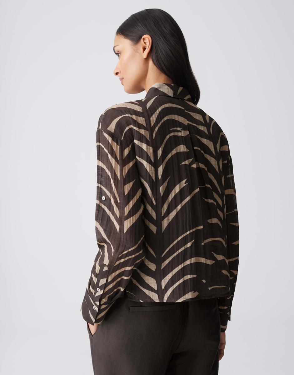 OPUS Blouse 10576214228445 Bruin 3