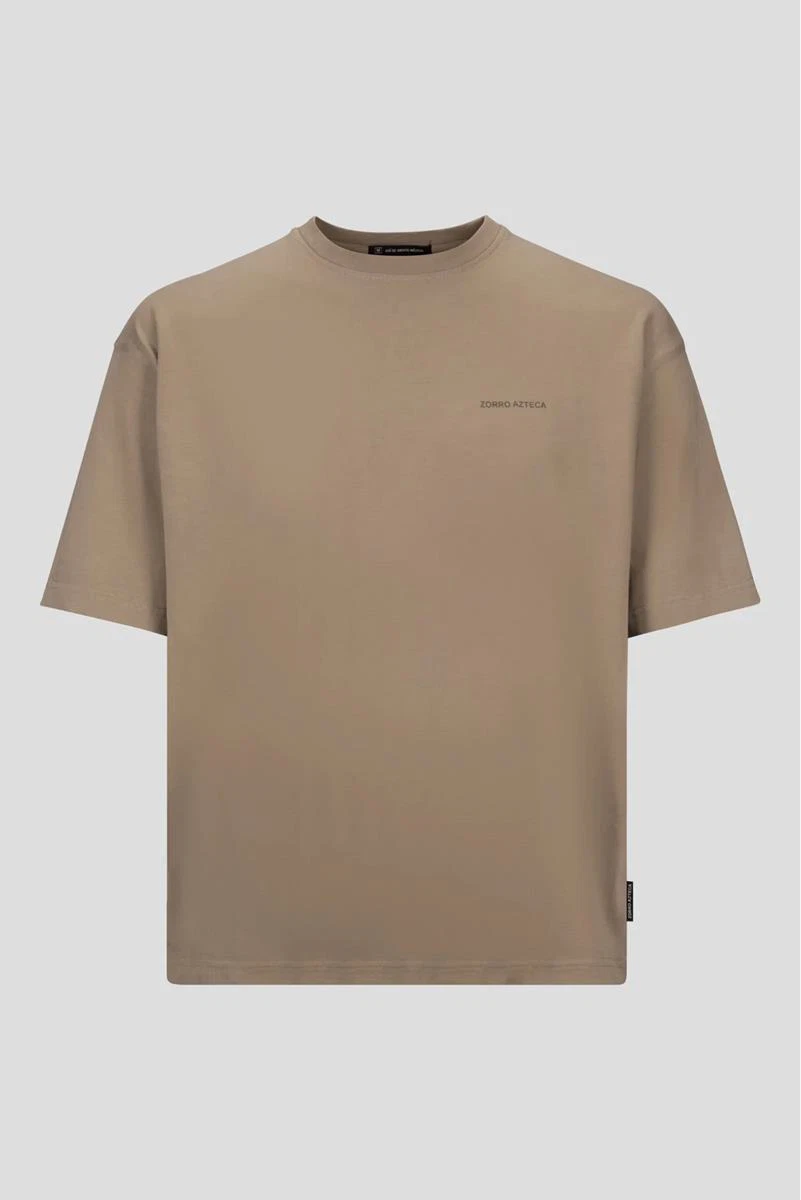 Zorro Azteca T-Shirt Tenochtitlan Taupe 2
