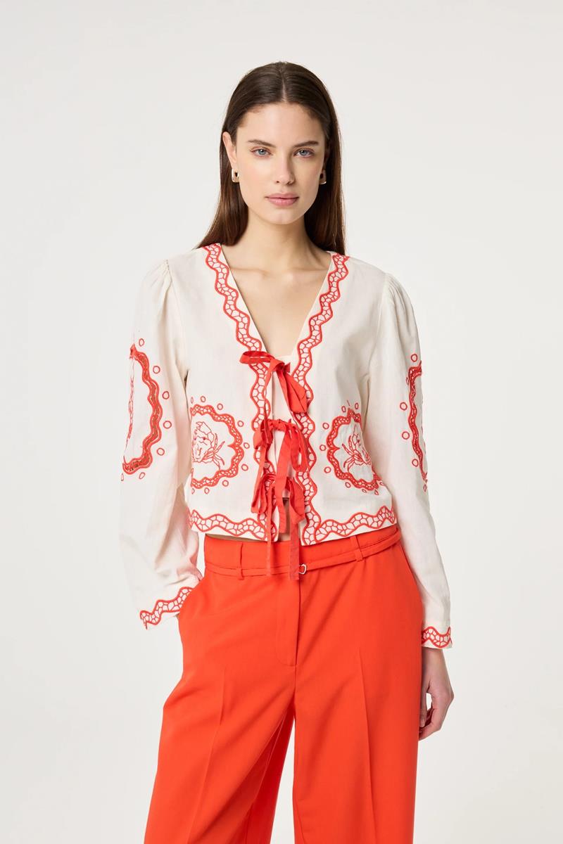 Fabienne Chapot Blouse Serviette Off-White 1