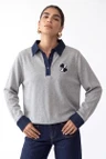 Florèz Polo Elison Grijs 1