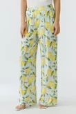 Oui Pantalon 0097593 Geel 1