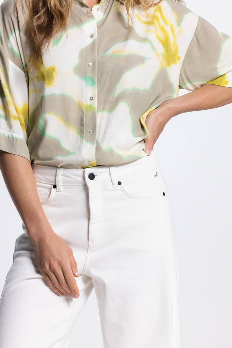 Jansen Amsterdam Blouse Thirza Groen 4