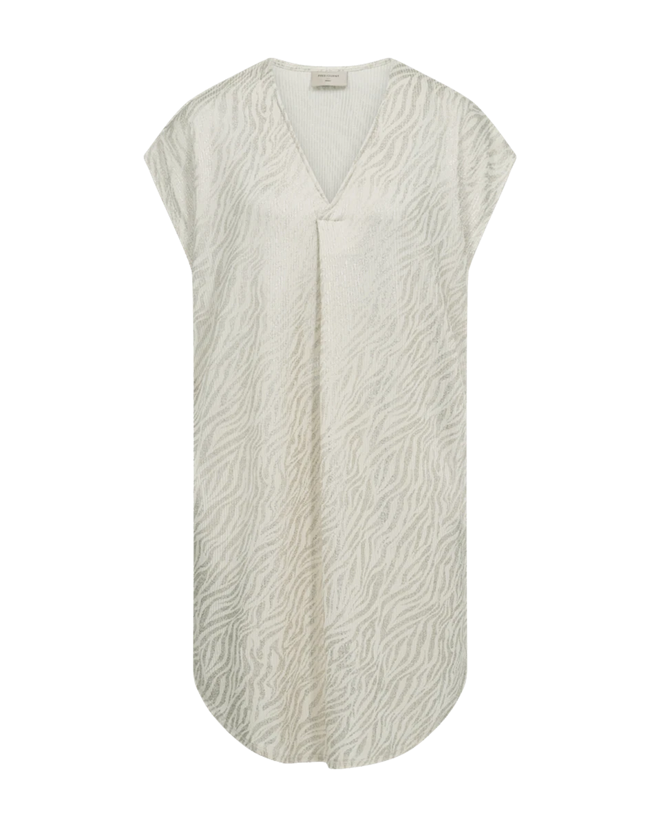 Freequent Jurk Matter Beige 1