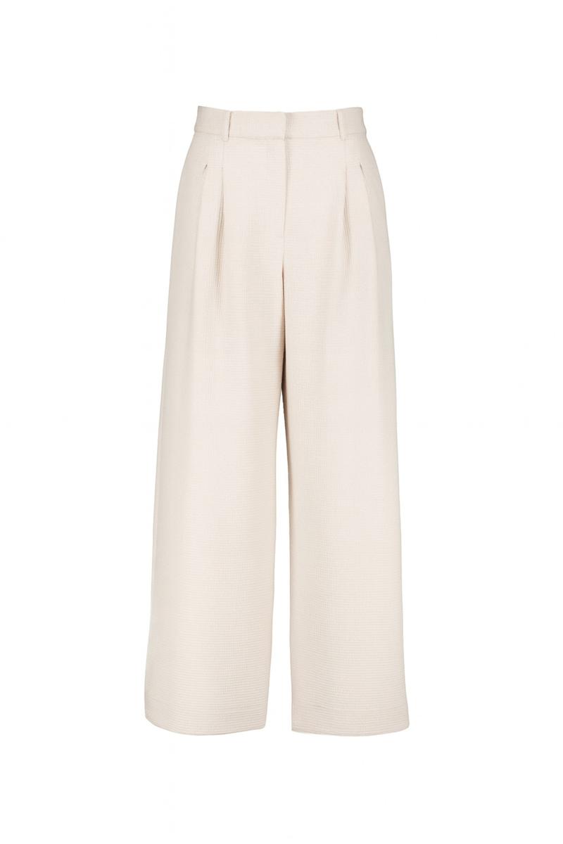 Studio Anneloes Pantalon Sky sparkle waffl Off-White 1