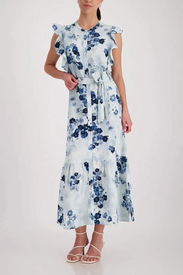 Monari Jurk 410778 Blauw 1
