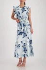Monari Jurk 410778 Blauw 1