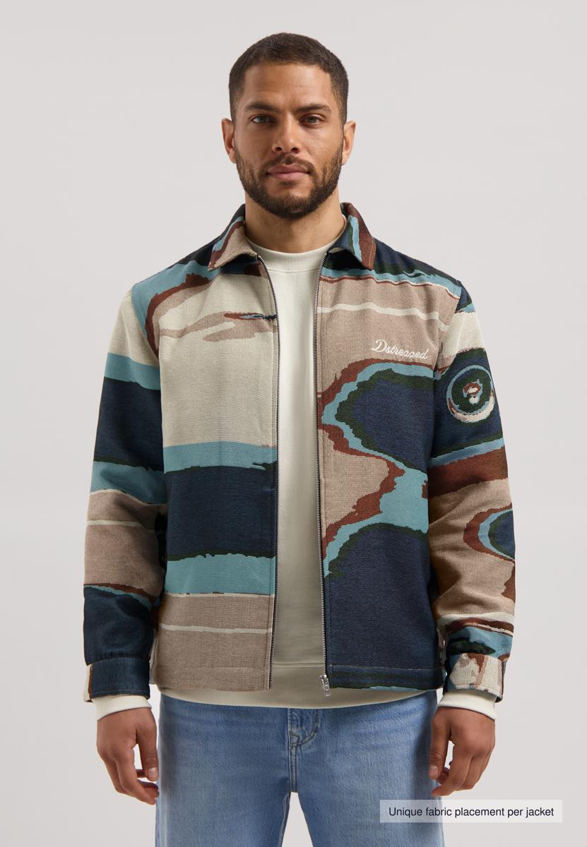 Dstrezzed Overshirt Carter Blauw 1