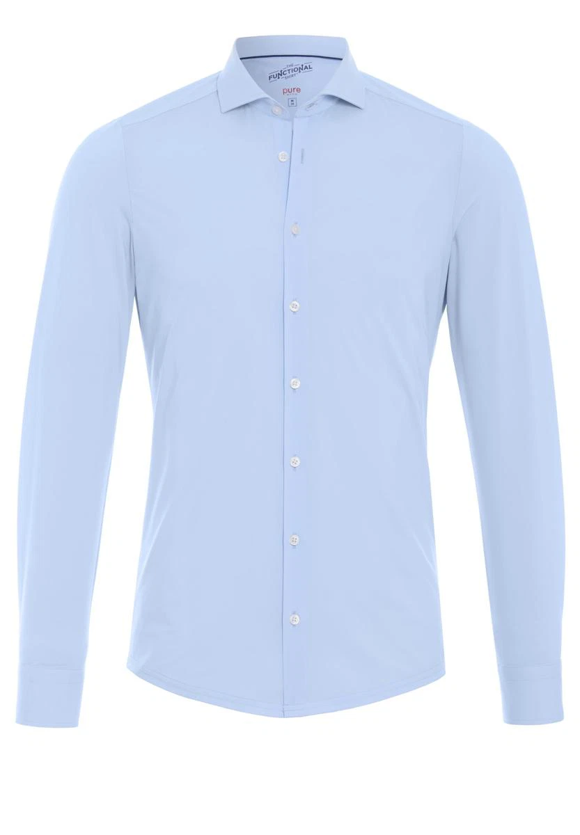 Pure Overhemd 4030-21750 Blauw 4