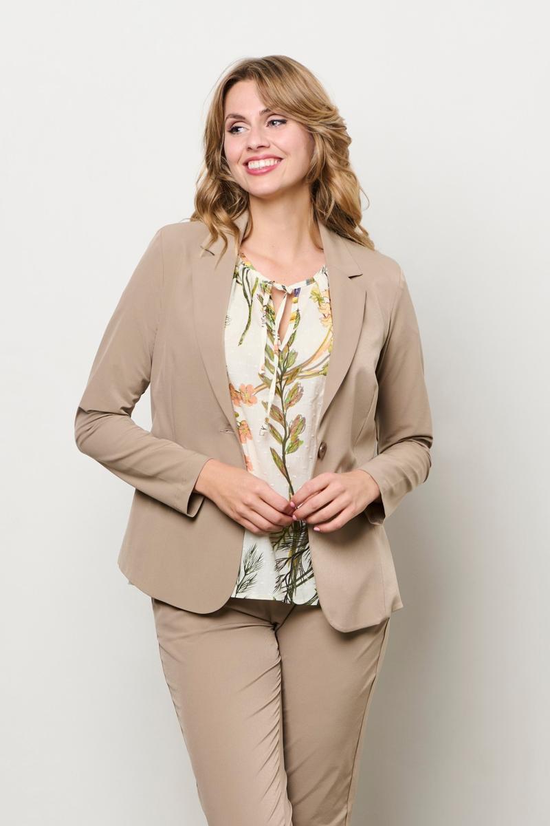 &Co Woman Blazer BZ110-2 Taupe 4