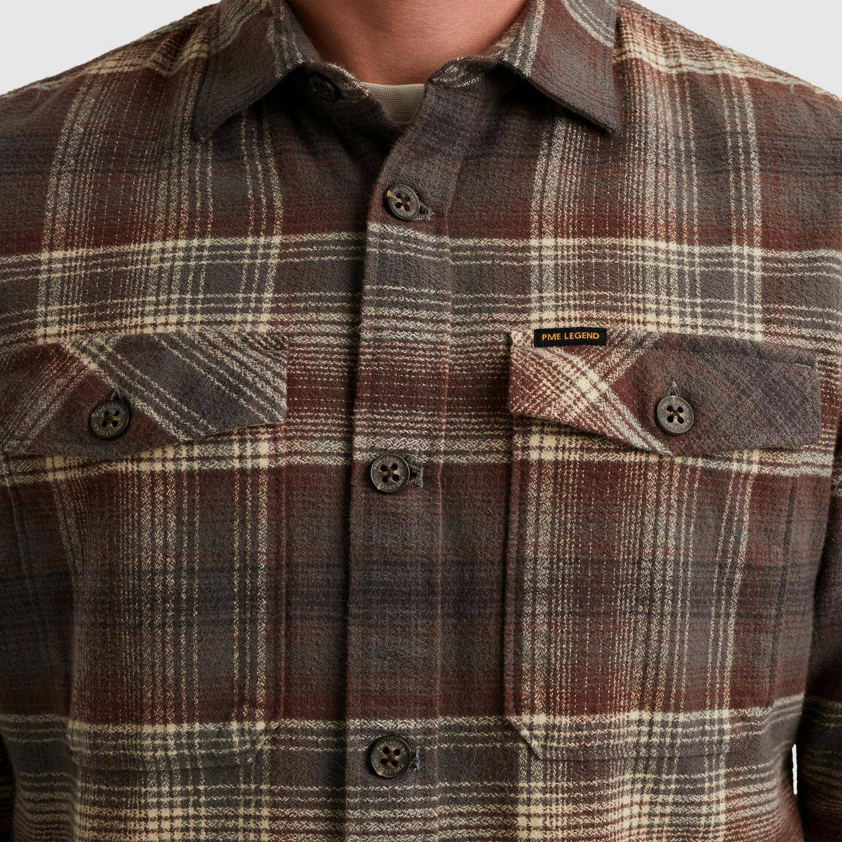 PME Legend Overhemd PSI2509244 Bruin 3